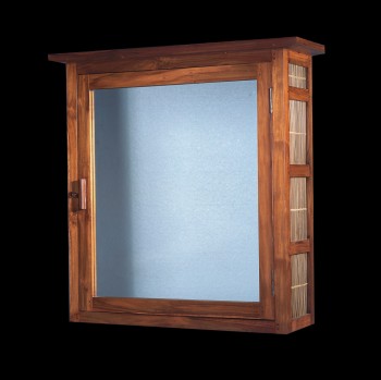 Armoire Murale En Bambou Pour Salle De Bain – 2 Portes, étagère Réglable – Gain De Place Au-dessus Des Toilettes